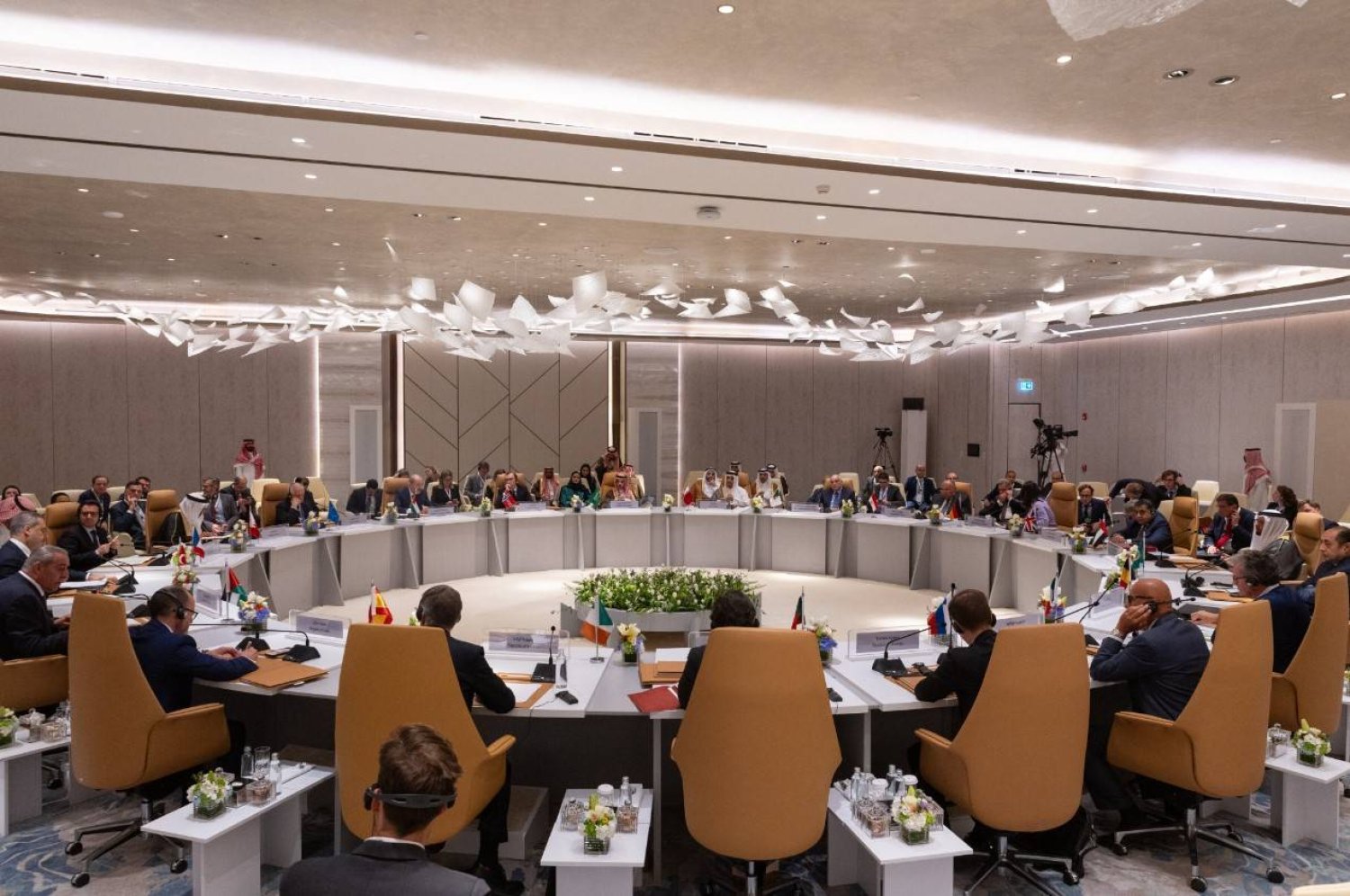 اجتماع اللجنة الوزارية المكلفة من القمة العربية الإسلامية الاستثنائية المشتركة بشأن التطورات في قطاع غزة (واس)