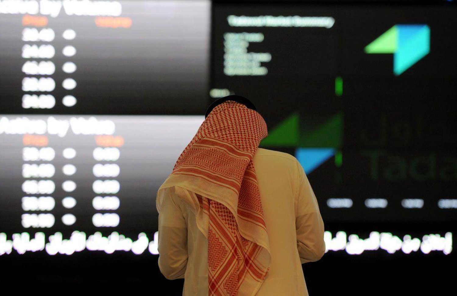 السوق المالية السعودية «تداول» (أ.ف.ب)